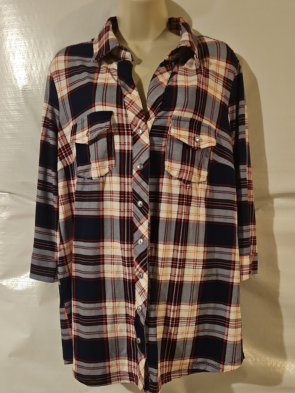 Market & Spruce Perrina Button Down Knit Top